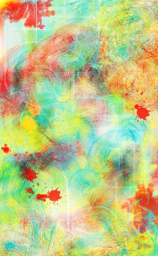 Lebendig und Wild - Das Werk kann Hoch- und im Querformat gehängt werden